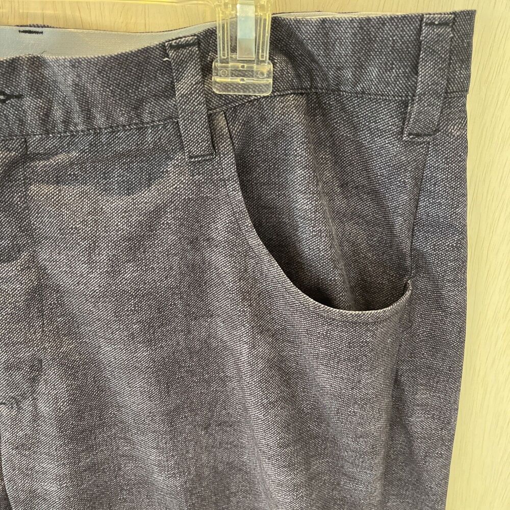 Adidas Mens Adi Ultimate Golf Shorts Flat Front Print Gray Size 36 - Picture 2 of 8